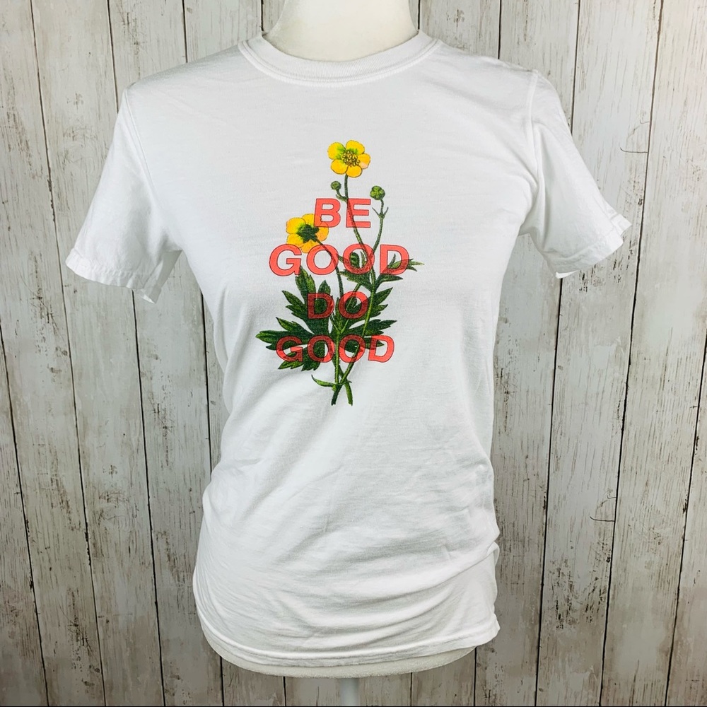 🔥URBAN OUTFITTERS BDG🔥Be Good Do Good Classic White T-Shirt XS NWT - Picture 3 of 5